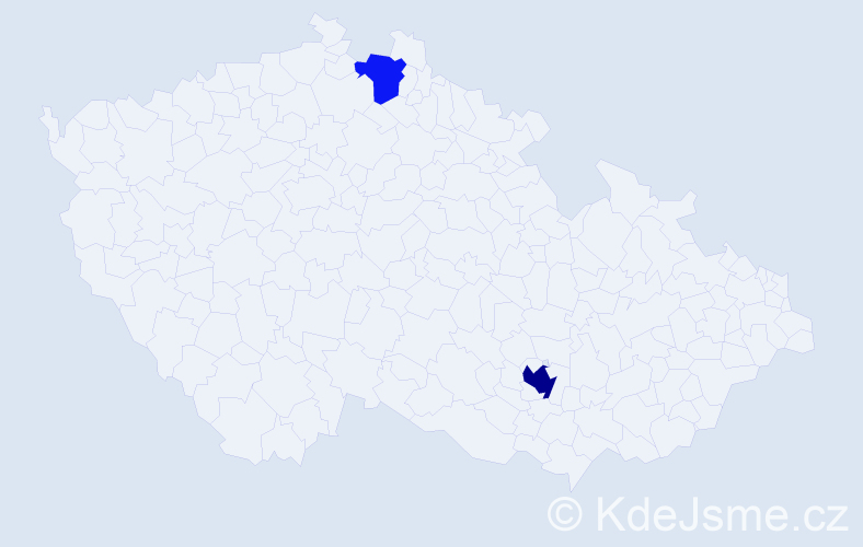 Jméno: 'Arie', počet výskytů 4 v celé ČR