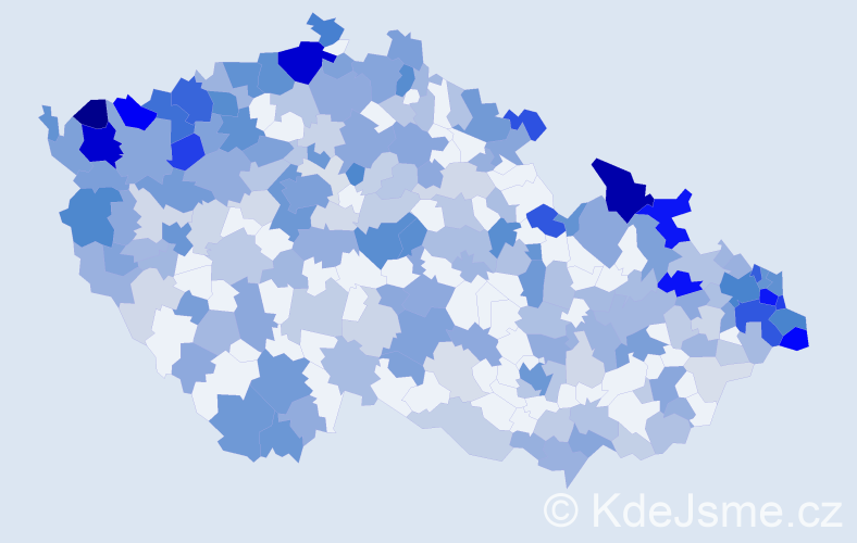 Jméno: 'Leon', počet výskytů 593 v celé ČR
