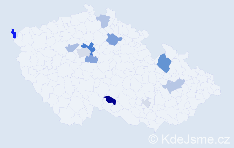 Jméno: 'Ctislav', počet výskytů 16 v celé ČR