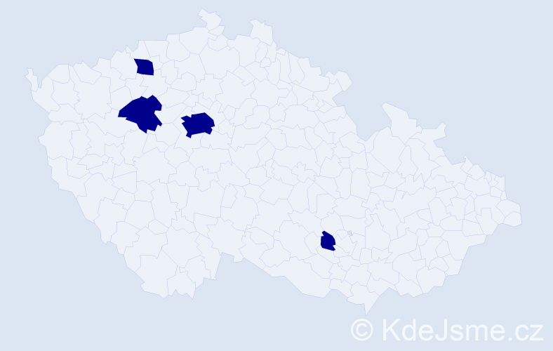 Jméno: 'Kim Chung', počet výskytů 4 v celé ČR
