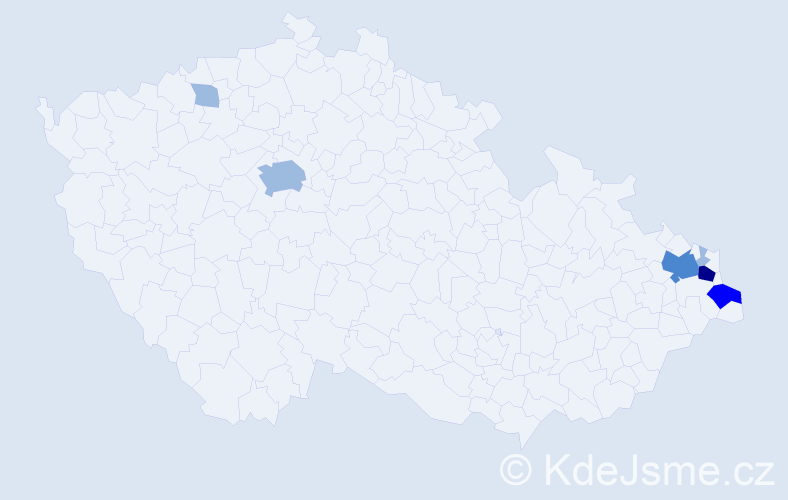 Jméno: 'Oton', počet výskytů 12 v celé ČR