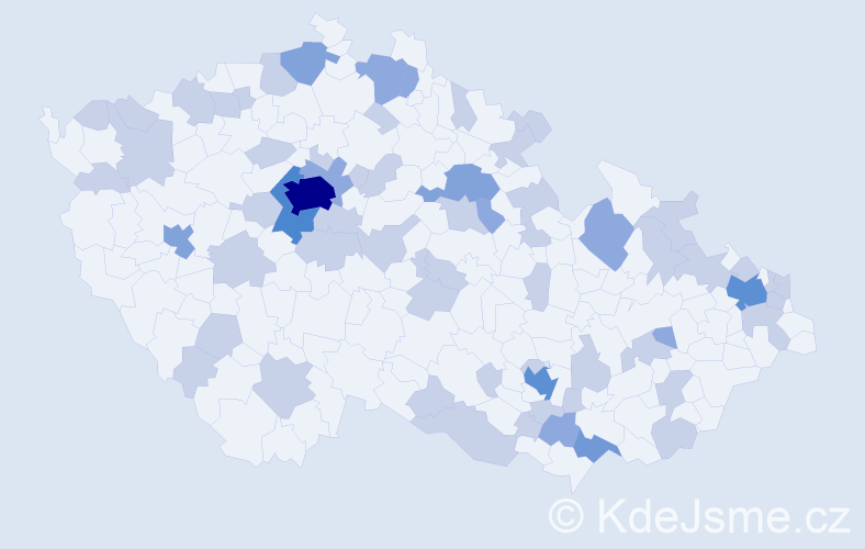 Jméno: 'Nataly', počet výskytů 104 v celé ČR