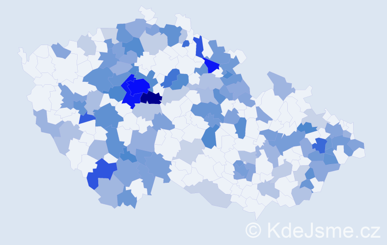 Jméno: 'Mikoláš', počet výskytů 283 v celé ČR