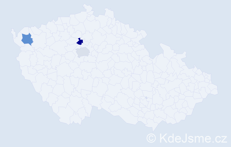 Jméno: 'Davit', počet výskytů 3 v celé ČR