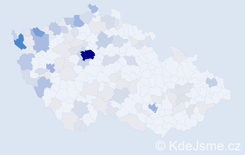 Jméno: 'Binh', počet výskytů 271 v celé ČR