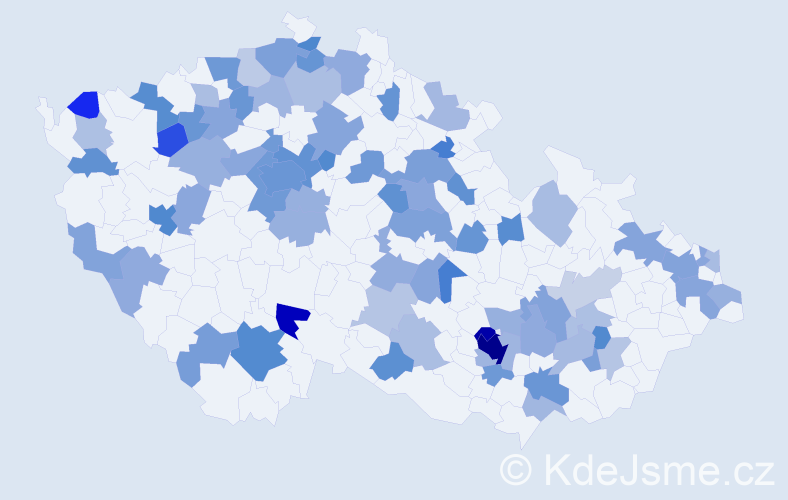 Jméno: 'Nicholas', počet výskytů 152 v celé ČR