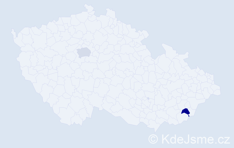 Jméno: 'Atal', počet výskytů 3 v celé ČR