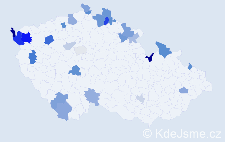 Jméno: 'Sieglinde', počet výskytů 47 v celé ČR