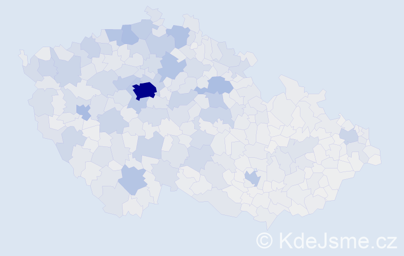 Jméno: 'Květa', počet výskytů 7833 v celé ČR