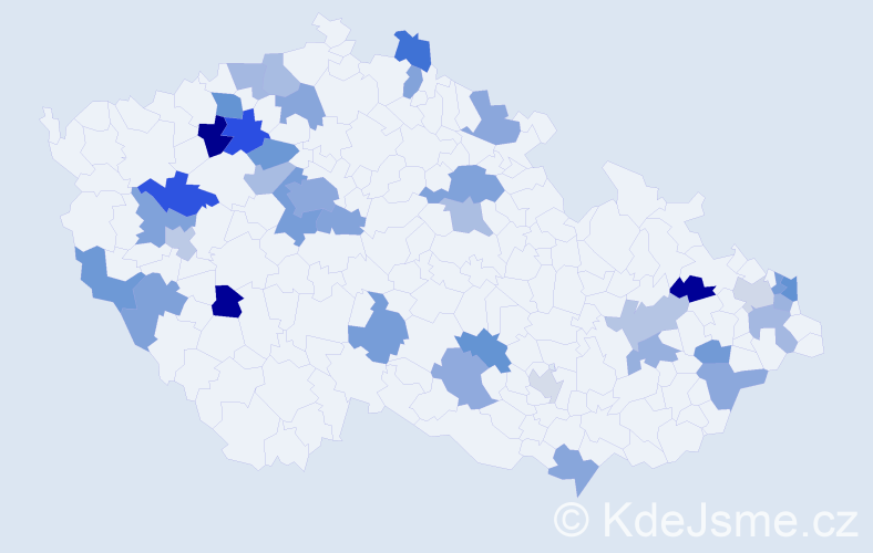 Jméno: 'Arleta', počet výskytů 52 v celé ČR