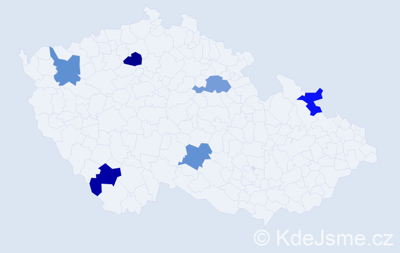 Jméno: 'Denisa Anna', počet výskytů 6 v celé ČR