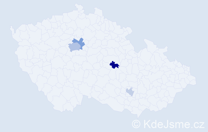 Jméno: 'Zaid', počet výskytů 7 v celé ČR