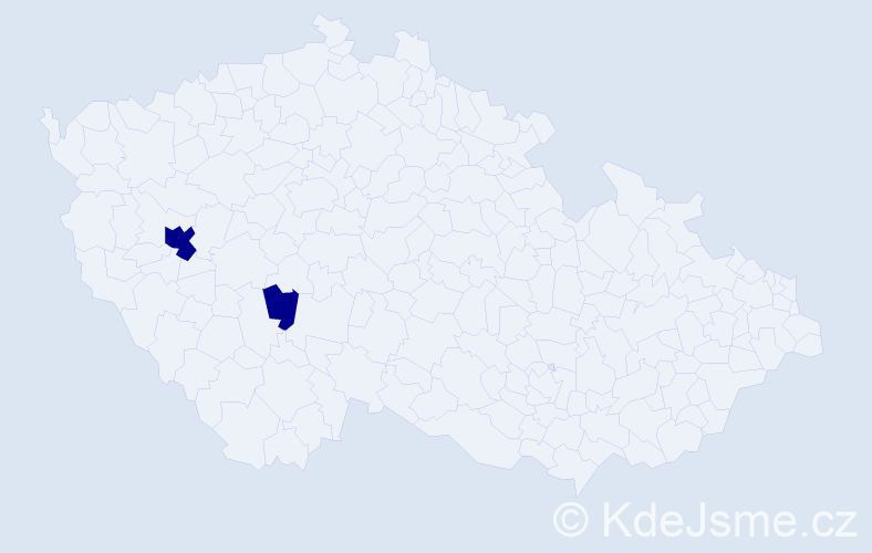 Jméno: 'Max Alexander', počet výskytů 2 v celé ČR