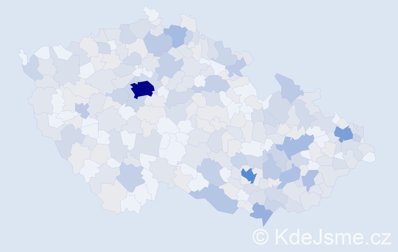 Jméno: 'Lubomíra', počet výskytů 538 v celé ČR