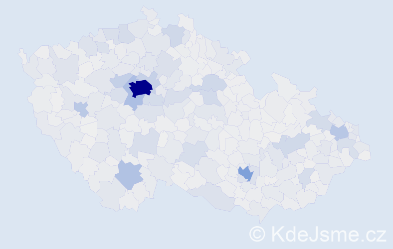 Jméno: 'Linda', počet výskytů 8161 v celé ČR