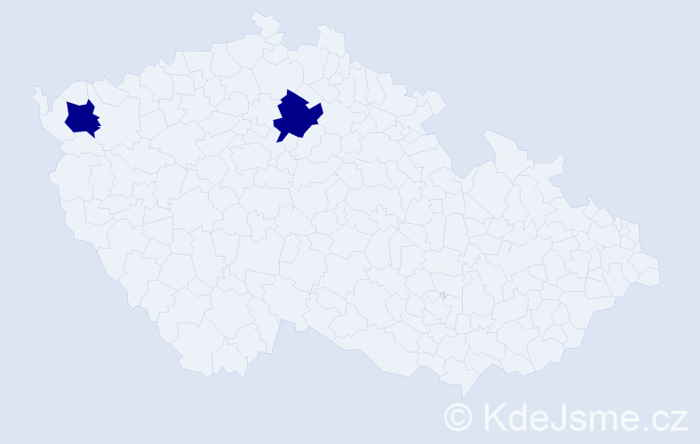 Jméno: 'Miroslav Nicolas', počet výskytů 2 v celé ČR