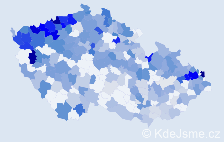 Jméno: 'Gizela', počet výskytů 688 v celé ČR