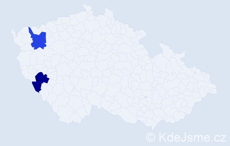 Jméno: 'Otto Dieter', počet výskytů 2 v celé ČR