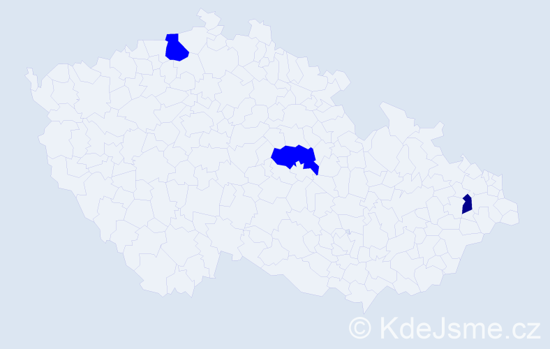 Jméno: 'Svetomir', počet výskytů 4 v celé ČR