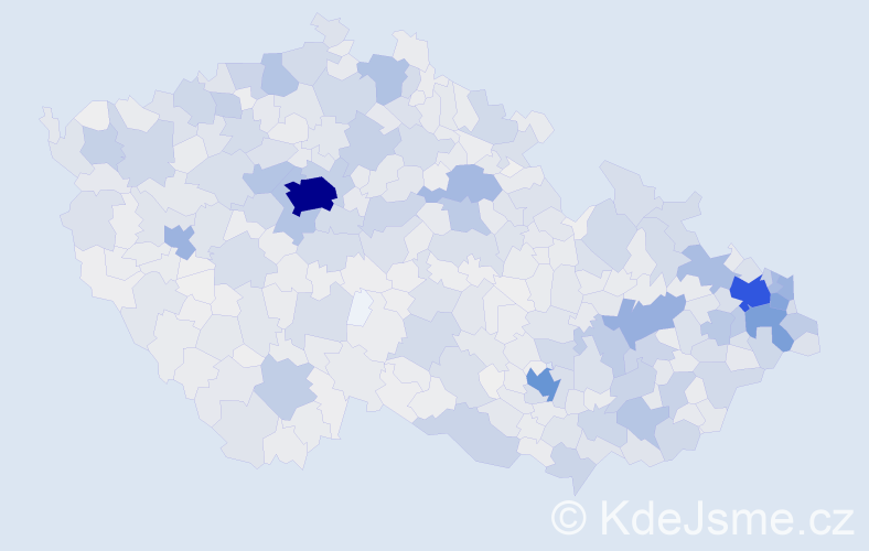 Jméno: 'Taťána', počet výskytů 5019 v celé ČR