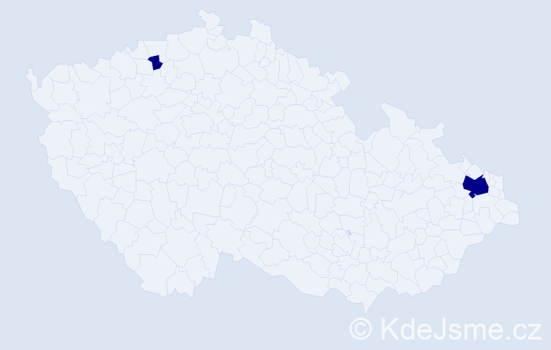 Jméno: 'Duy Luong', počet výskytů 2 v celé ČR
