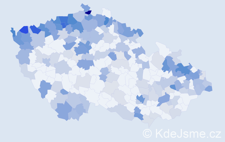 Jméno: 'Sonja', počet výskytů 429 v celé ČR