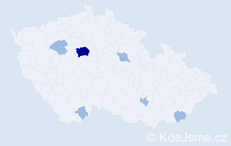 Jméno: 'Ian Michael', počet výskytů 9 v celé ČR