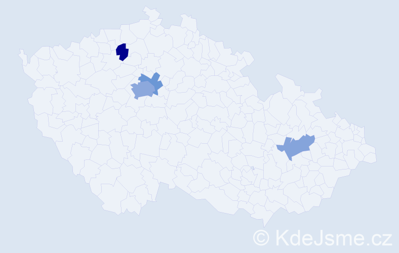 Jméno: 'Eldar', počet výskytů 8 v celé ČR