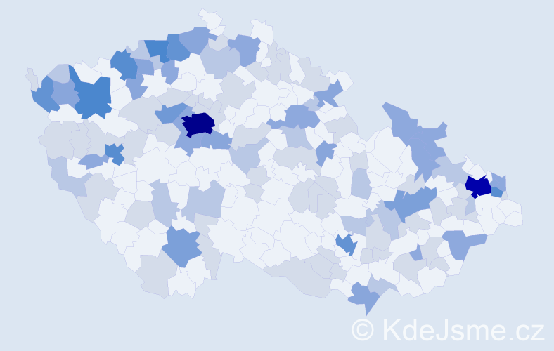 Jméno: 'Melisa', počet výskytů 264 v celé ČR