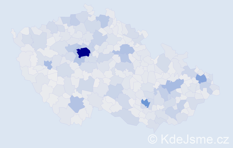 Jméno: 'Michal', počet výskytů 122735 v celé ČR