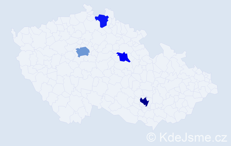 Jméno: 'Lian', počet výskytů 8 v celé ČR