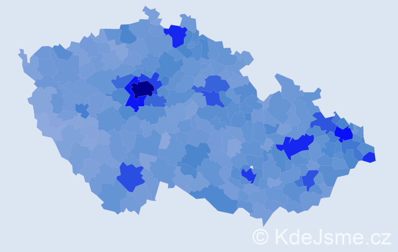 Jméno: 'Zuzana', počet výskytů 60941 v celé ČR