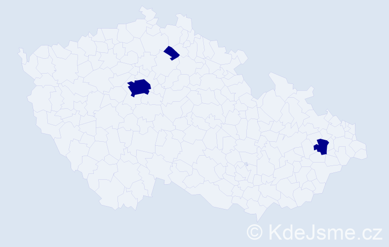 Jméno: 'Thi Duyen', počet výskytů 3 v celé ČR