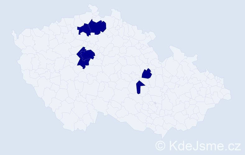 Jméno: 'Miroslav Josef', počet výskytů 6 v celé ČR