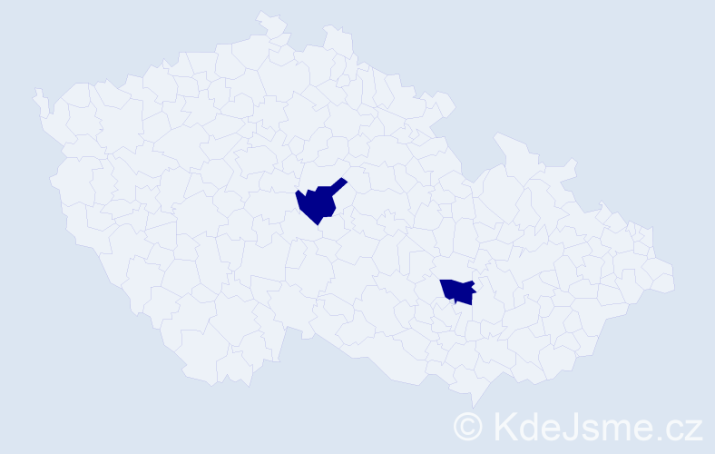 Jméno: 'Tumur-Ochir', počet výskytů 2 v celé ČR