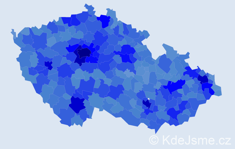 Jméno: 'Martina', počet výskytů 81230 v celé ČR