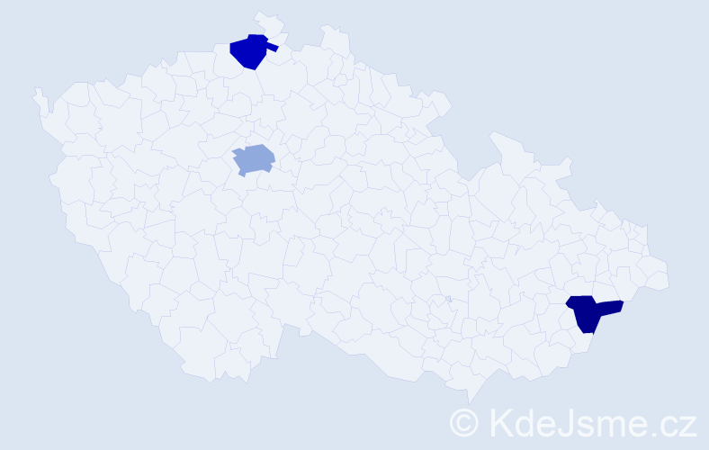 Jméno: 'Djelloul', počet výskytů 4 v celé ČR