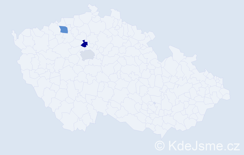 Jméno: 'Artavazd', počet výskytů 3 v celé ČR
