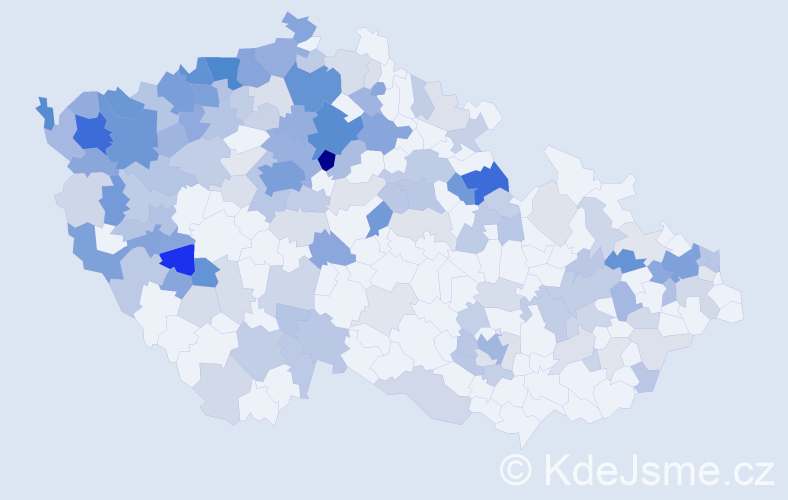 Jméno: 'Sergej', počet výskytů 396 v celé ČR