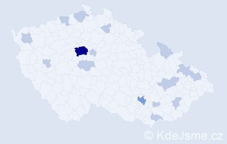 Jméno: 'Teo', počet výskytů 28 v celé ČR