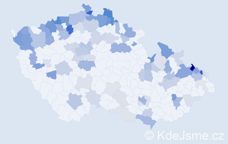 Jméno: 'Edith', počet výskytů 240 v celé ČR