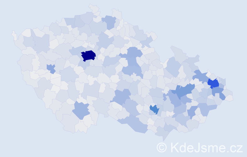 Jméno: 'Jaromír', počet výskytů 34355 v celé ČR