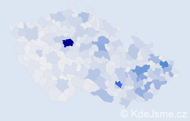Jméno: 'Zdenka', počet výskytů 25416 v celé ČR