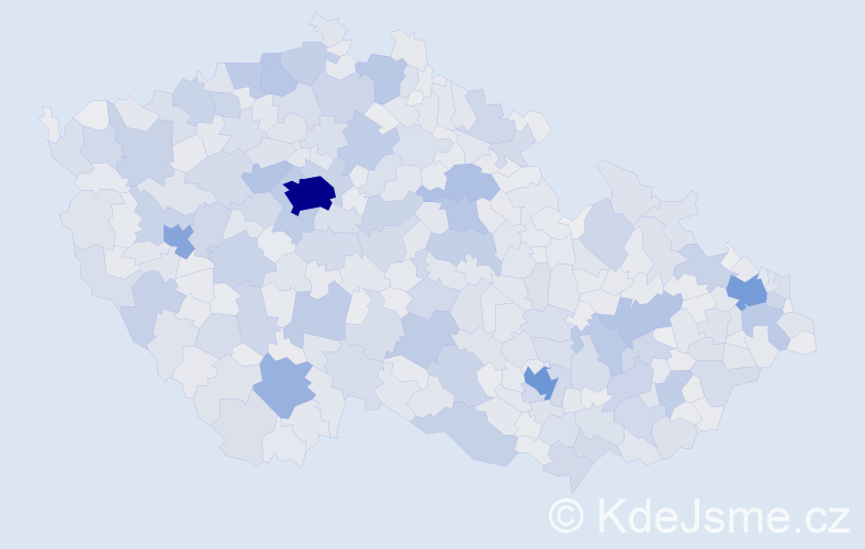 Jméno: 'Zdeňka', počet výskytů 72489 v celé ČR