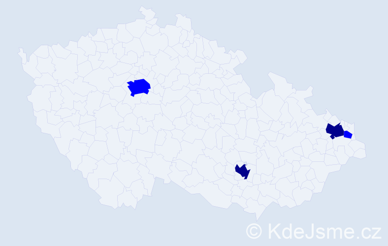 Jméno: 'Rona', počet výskytů 6 v celé ČR