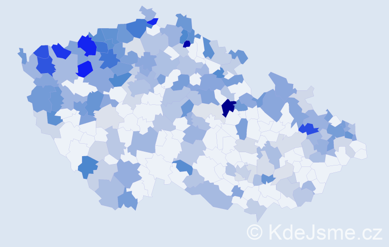 Jméno: 'Dezider', počet výskytů 492 v celé ČR