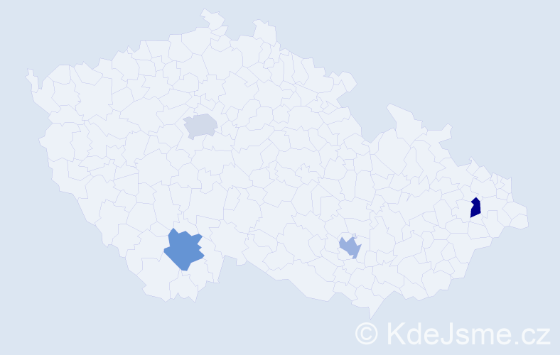 Jméno: 'Sebastian Lukas', počet výskytů 4 v celé ČR
