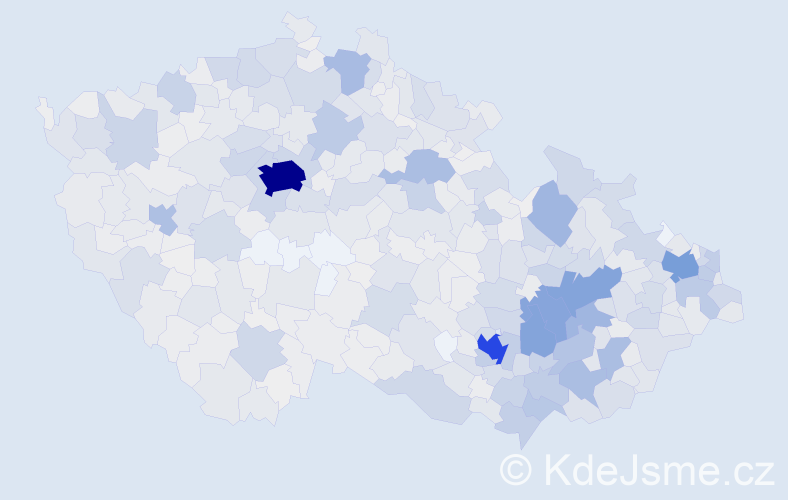 Jméno: 'Radoslav', počet výskytů 3117 v celé ČR