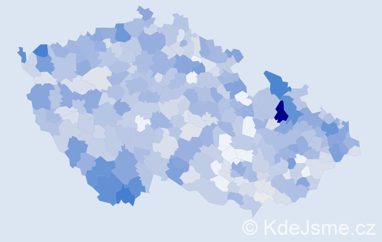 Jméno: 'Šarlota', počet výskytů 1257 v celé ČR