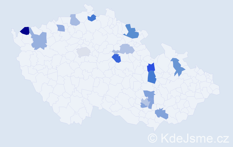 Jméno: 'Adam Pavel', počet výskytů 19 v celé ČR